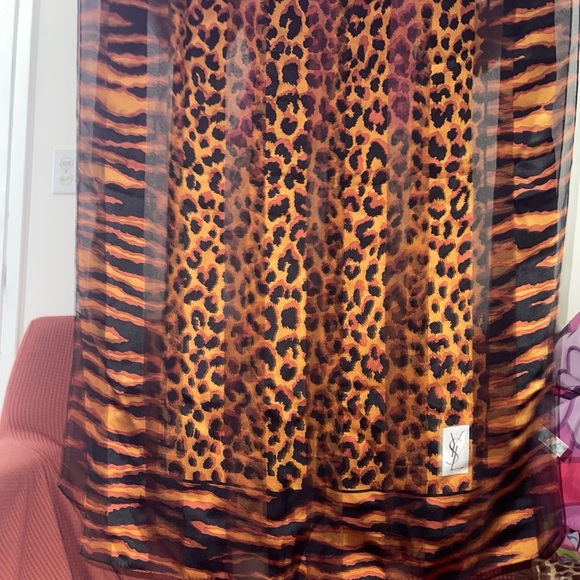YSL long scarf silk - Picture 3 of 9